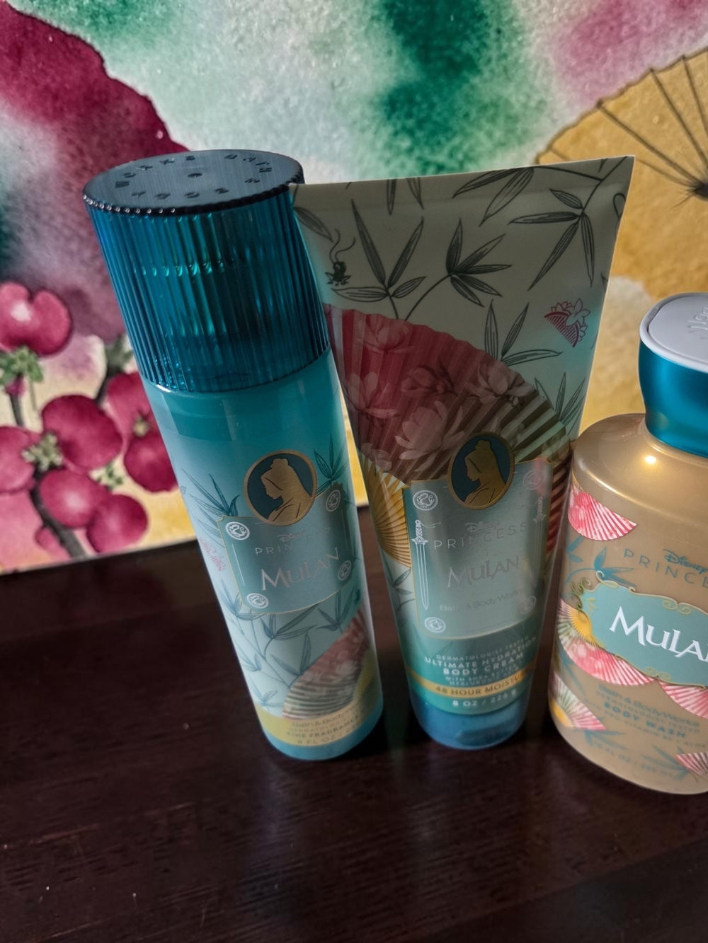 Disney Mulan Bath & Body Set - 3 Nwt